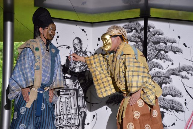 ベイダー卿降臨？『スター・ウォーズ』狂言＆武人屏風画、京都でお披露目！（35枚目）