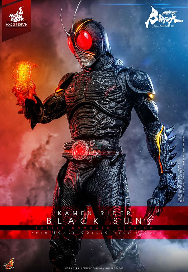 ホットトイズ「仮面ライダーBLACK SUN」フィギュア（バトルダメージ版）：フォトギャラリー