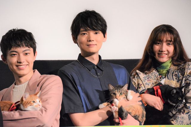 猫と登壇！古川雄輝、上村海成、本田剛文、松大航也ら『劇場版　ねこ物件』完成披露（3枚目）