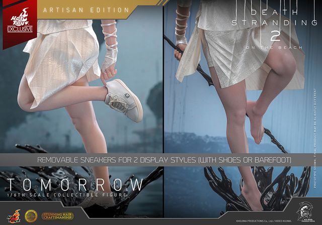 生きているみたい！【ビデオゲーム・マスターピース アルチザン】 「DEATH STRANDING 2: ON THE BEACH」1/6スケールフィギュア　トゥモロウ」（2枚目）