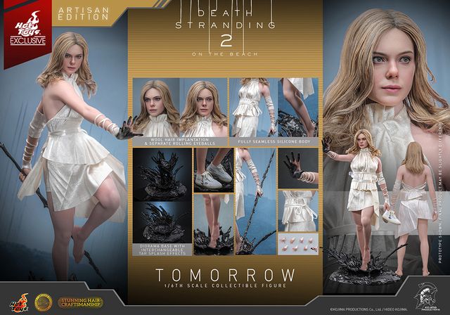 生きているみたい！【ビデオゲーム・マスターピース アルチザン】 「DEATH STRANDING 2: ON THE BEACH」1/6スケールフィギュア　トゥモロウ」（4枚目）