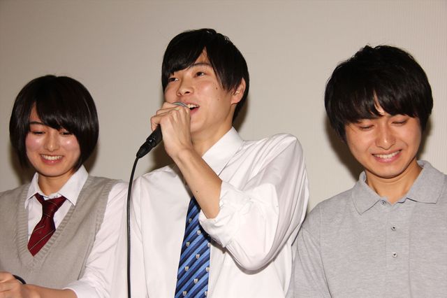 中腰キツくても頑張った！高月彩良らが制服で登場『人狼ゲーム　クレイジーフォックス』初日舞台あいさつフォトギャラリー（5枚目）