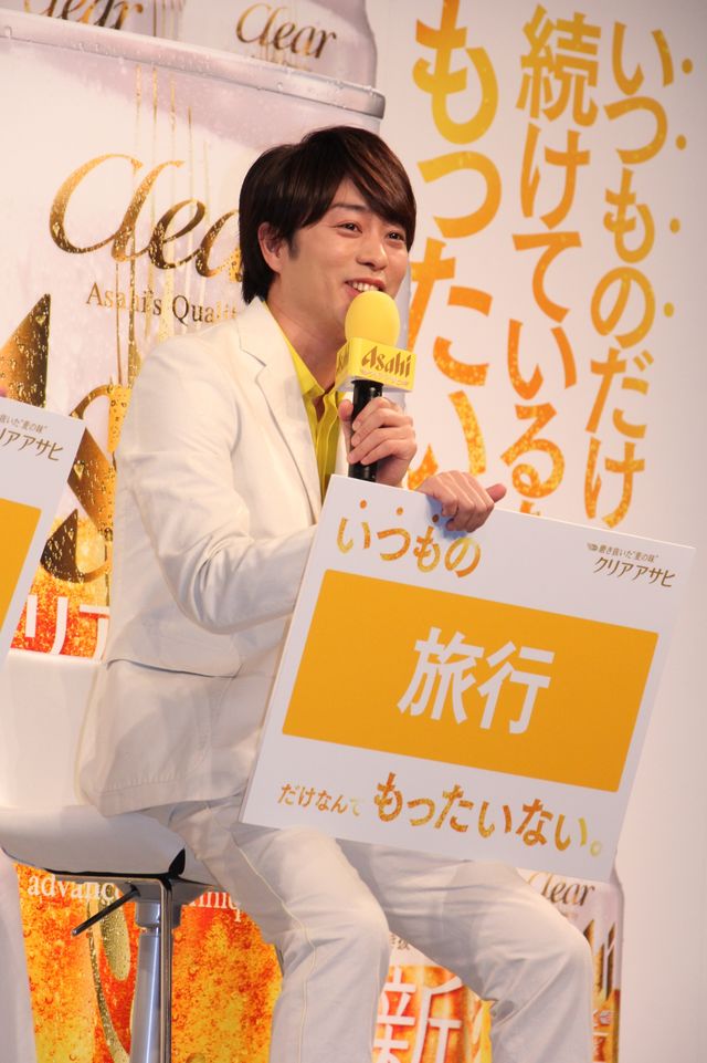 櫻井翔、高畑充希「クリアアサヒ」新CM発表会（2枚目）