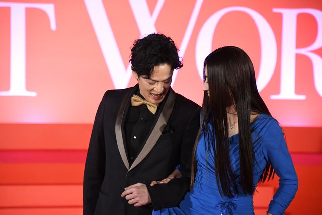 背中見せドレスで魅了！永野芽郁、芦田愛菜、仲里依紗、松本若菜、小沢真珠が美の競演『はたらく細胞』細胞大集合プレミア（37枚目）