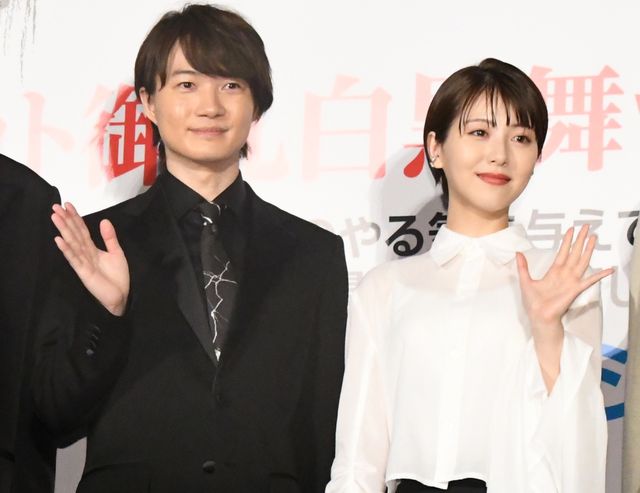 『ゴジラ-1.0』神木隆之介・浜辺美波・佐々木蔵之介・山田裕貴登壇!大ヒット御礼白黒舞台挨拶:フォトギャラリー