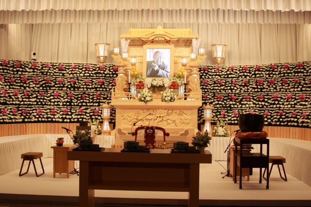 小沢昭一さん通夜（4枚目）