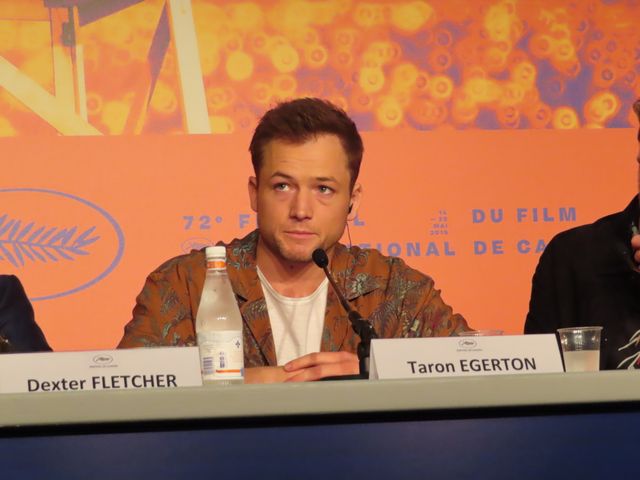 タロン・エガートン＆リチャード・マッデンの笑顔！『ロケットマン』カンヌ公式会見（3枚目）