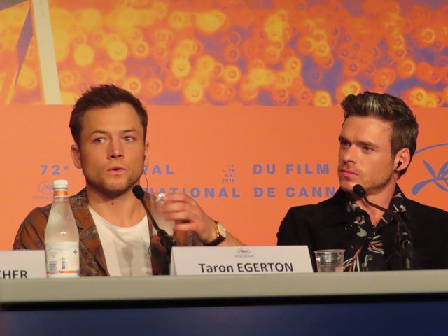 タロン・エガートン＆リチャード・マッデンの笑顔！『ロケットマン』カンヌ公式会見（6枚目）