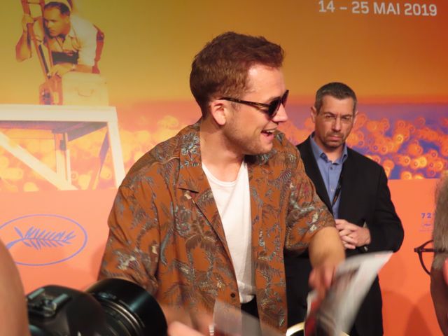 タロン・エガートン＆リチャード・マッデンの笑顔！『ロケットマン』カンヌ公式会見（9枚目）