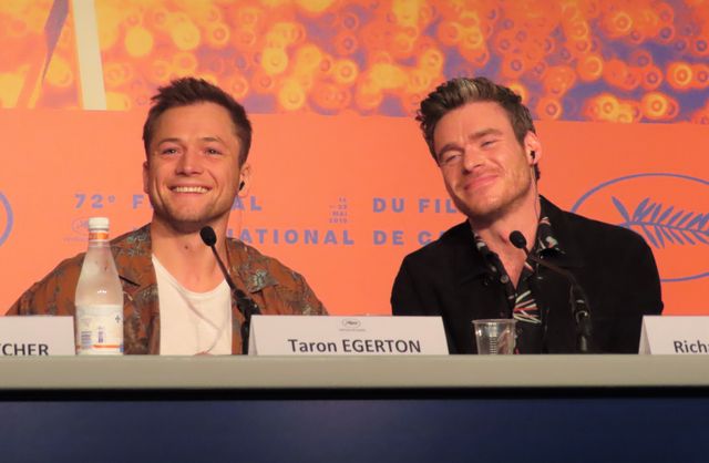 タロン・エガートン＆リチャード・マッデンの笑顔！『ロケットマン』カンヌ公式会見（10枚目）