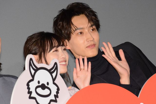 杉野遥亮＆福原遥の笑顔満開！『羊とオオカミの恋と殺人』完成披露上映会（14枚目）