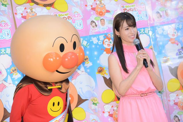 深田恭子にとっての“アンパンマン”は吉田沙保里！『それいけ！アンパンマン　ふわふわフワリーと雲の国』公開アフレコイベント（2枚目）