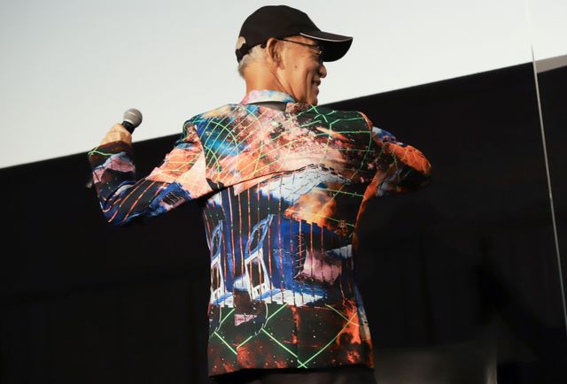 富野由悠季「Gレコ」イベントにガンダムジャケットで登場「忖度します」:フォトギャラリー