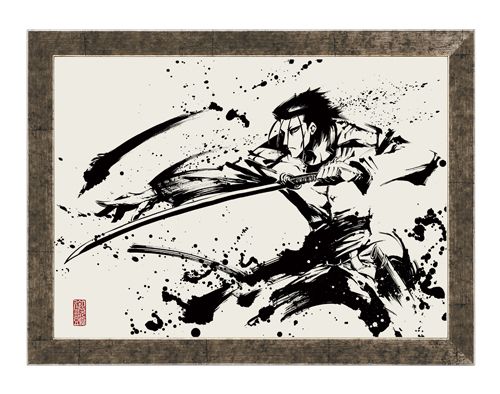 “牙突墨式”！「るろうに剣心」墨絵コレクション ギャラリー：フォトギャラリー