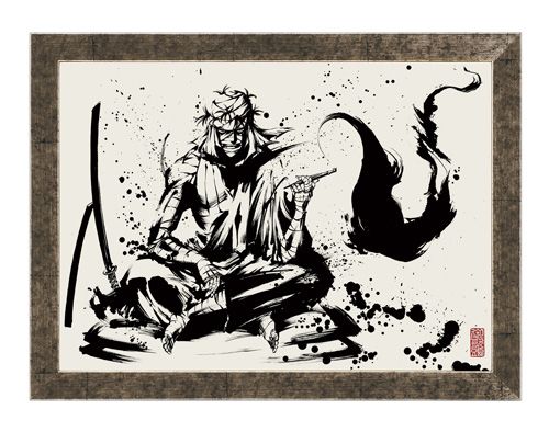 “牙突墨式”！「るろうに剣心」墨絵コレクション ギャラリー（3枚目）