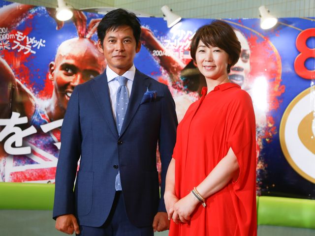 織田裕二、金メダリスト・ジャスティン・ガトリンと対面！フォトギャラリー（3枚目）