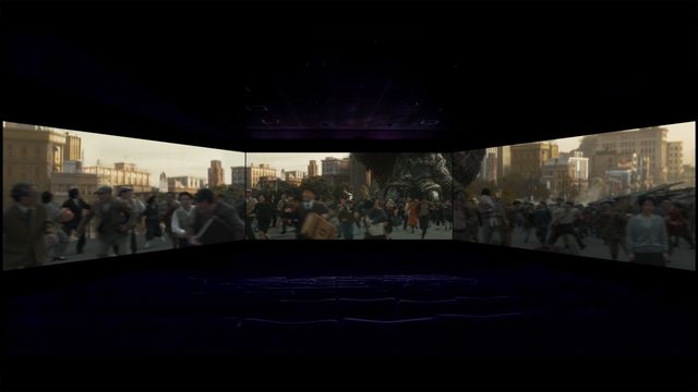 『ゴジラ-1.0』「ScreenX」での上映イメージ（2枚目）