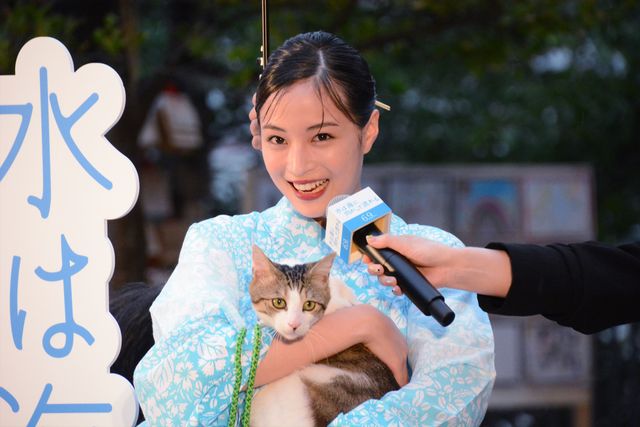広瀬すず＆大西利空、浴衣姿で映画ヒット祈願『水は海に向かって流れる』公開直前イベント（3枚目）