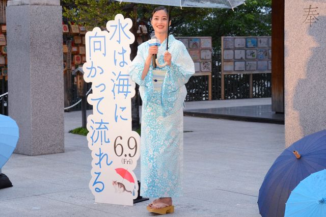 広瀬すず＆大西利空、浴衣姿で映画ヒット祈願『水は海に向かって流れる』公開直前イベント（5枚目）