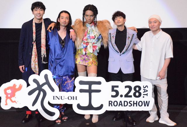 アヴちゃん、森山未來、津田健次郎ら登壇！『犬王』初日舞台あいさつ（15枚目）