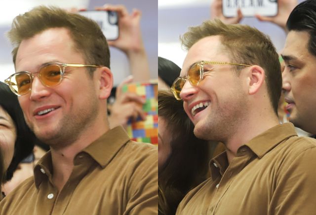 最高の笑顔！羽田空港でファンサービスするタロンくん（8枚目）