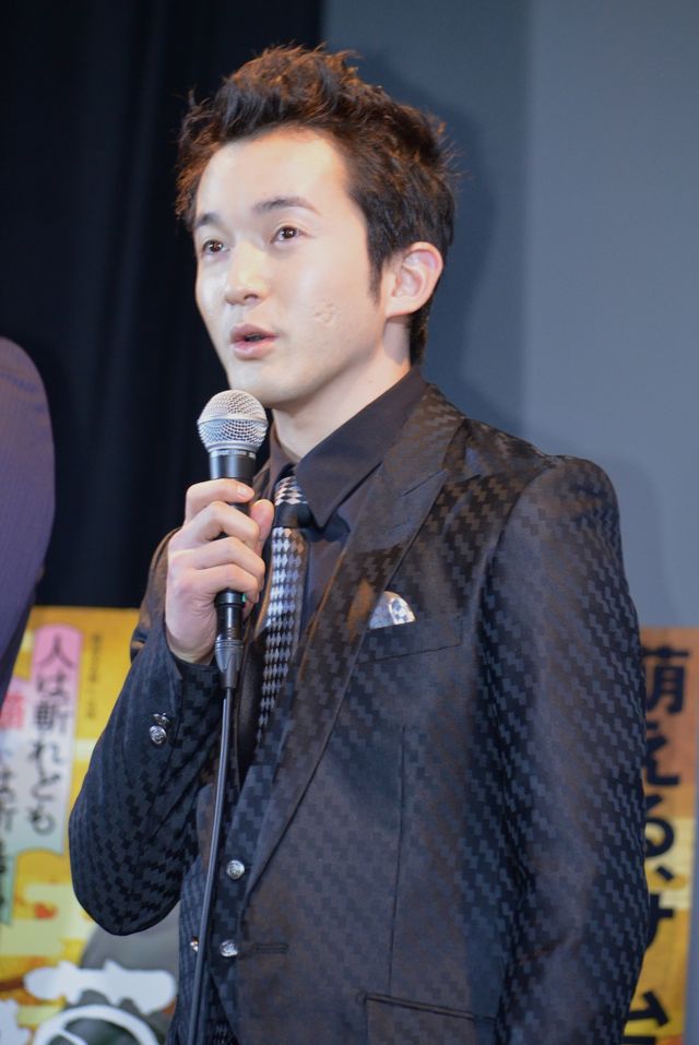 北村一輝、共演の猫にデレデレ！映画『猫侍』完成披露試写会（15枚目）