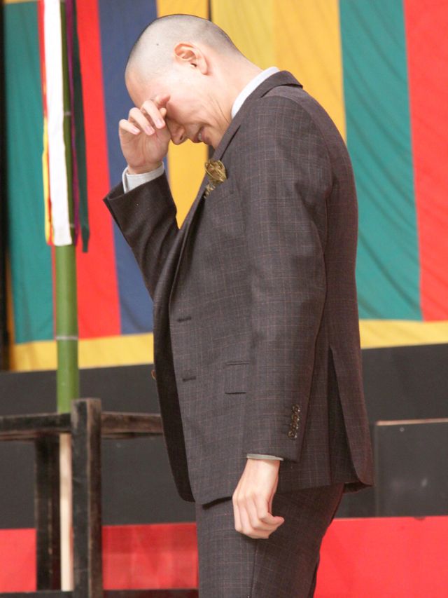 松ケン、男泣き！大河ドラマ「平清盛」クランクアップ会見フォトギャラリー（5枚目）