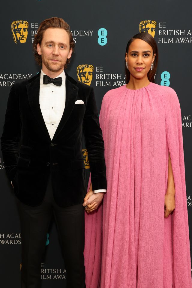 英国アカデミー賞授賞式でのトム・ヒドルストン＆ゾウイ・アシュトン（4枚目）