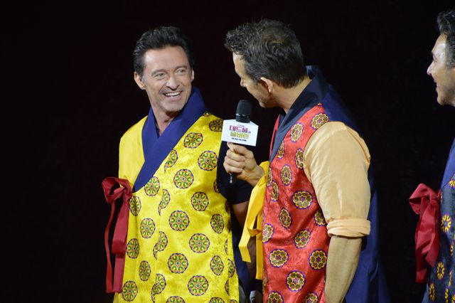 ライアン＆ヒュー、サプライズギフトに大興奮！『デッドプール＆ウルヴァリン』韓国記者会見（5枚目）