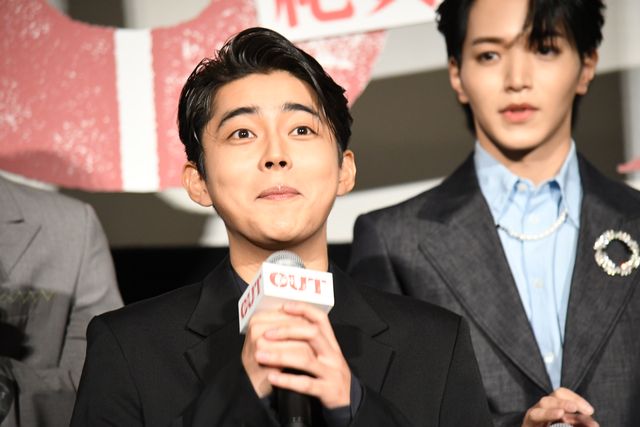 倉悠貴×醍醐虎汰朗×与田祐希（乃木坂 46）ら映画『OUT』初日舞台あいさつ（3枚目）