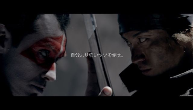 ジュード・ロウVS小栗旬「桃太郎『Episode.4』篇」より　-「ペプシストロング5.0GV」サントリー