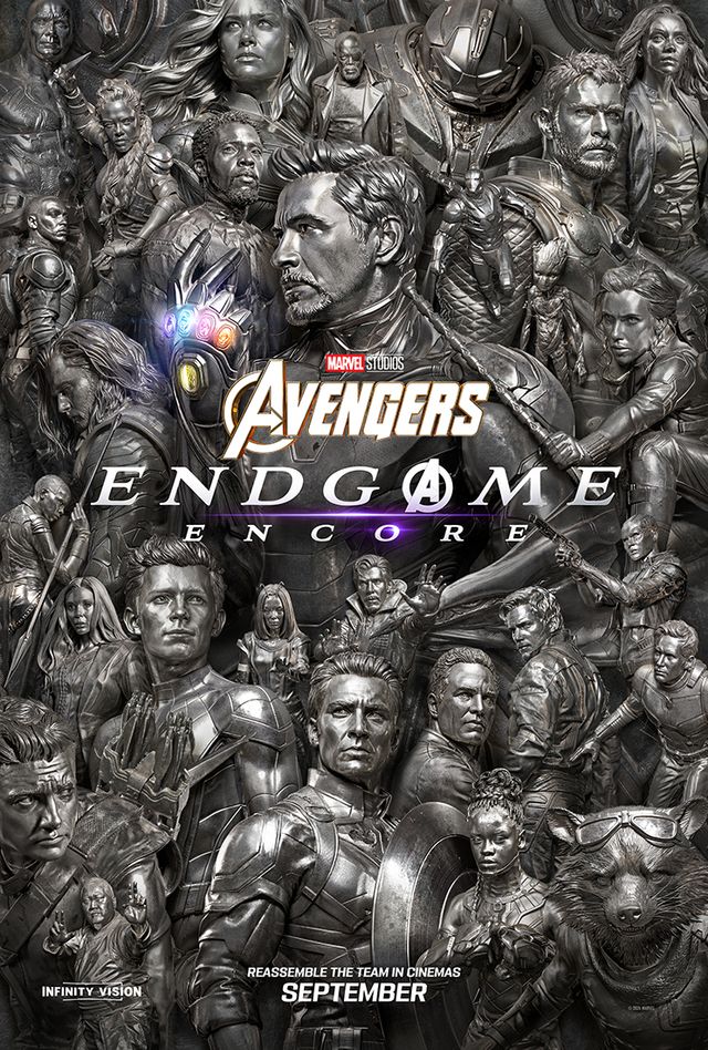 『アベンジャーズ／エンドゲーム：アンコール』US版キービジュアル