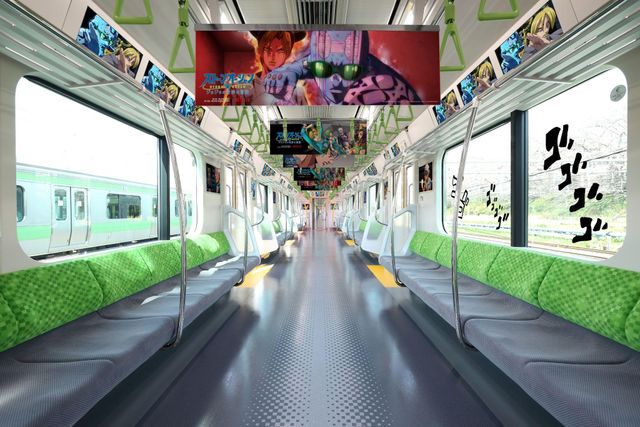 “黒い山手線”車内デザインイメージ!人気Netflix作品の世界観:フォトギャラリー