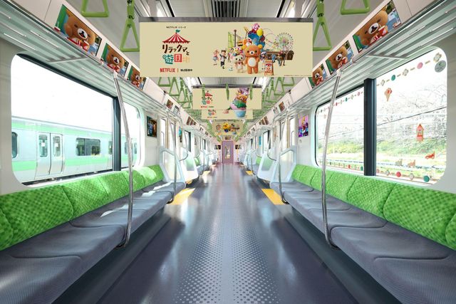 “黒い山手線”車内デザインイメージ！人気Netflix作品の世界観（8枚目）
