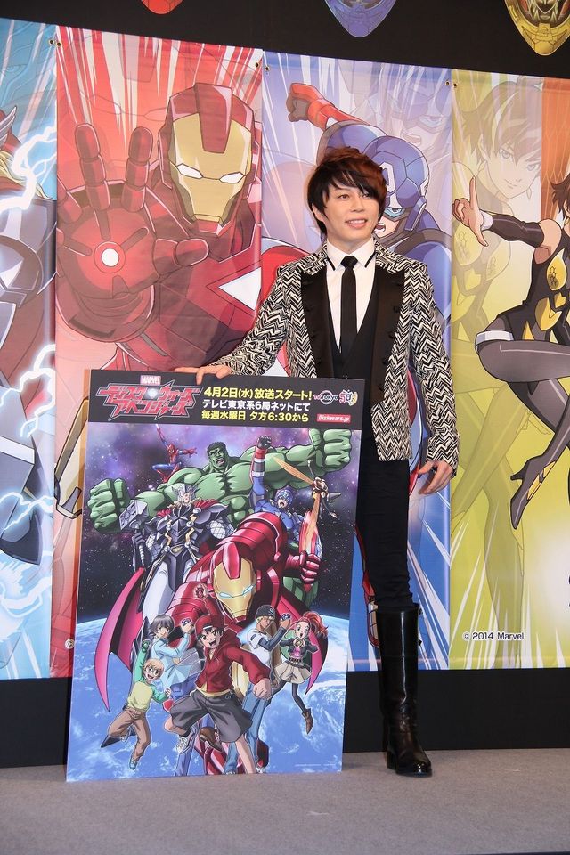 「ディスク・ウォーズ:アベンジャーズ」製作発表会見フォトギャラリー　オープニング＆エンディングテーマ曲を担当するT.M.Revolution西川貴教が登壇！（5枚目）