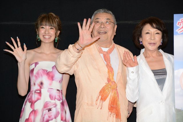 中尾彬、南明奈に「うまくやってくれよ」と激励！『愛を積むひと』大ヒット記念イベントフォトギャラリー：フォトギャラリー