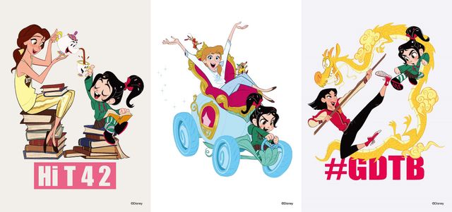 私服のプリンセス！『シュガー・ラッシュ：オンライン』限定ポストカードビジュアル（15種）：フォトギャラリー