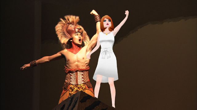 デジタルアナウンサー杏梨ルネと「ライオンキング」がコラボ！フォトギャラリー（2枚目）