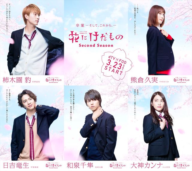 中村ゆりか、杉野遥亮、松尾太陽ら「花にけだもの」シーズン2のキャラクタービジュアル（6枚目）