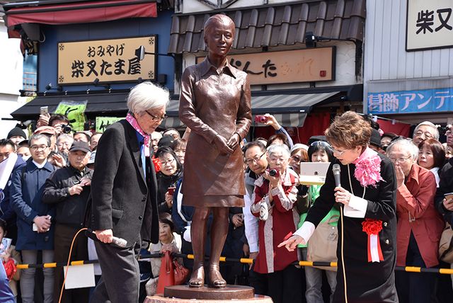 柴又駅に「さくら」の銅像が！『男はつらいよ』さくら銅像完成記念除幕式典フォトギャラリー（9枚目）