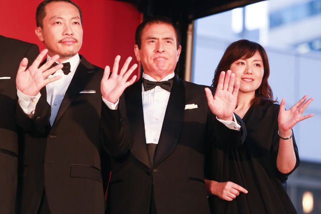 真木よう子、オールキャストにホレボレ！『孤狼の血』完成披露試写会（8枚目）