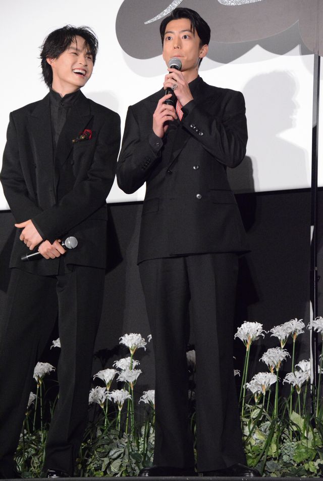 永瀬廉、吉川愛をスマートにエスコート！映画『鬼の花嫁』公開前夜祭舞台あいさつ（17枚目）