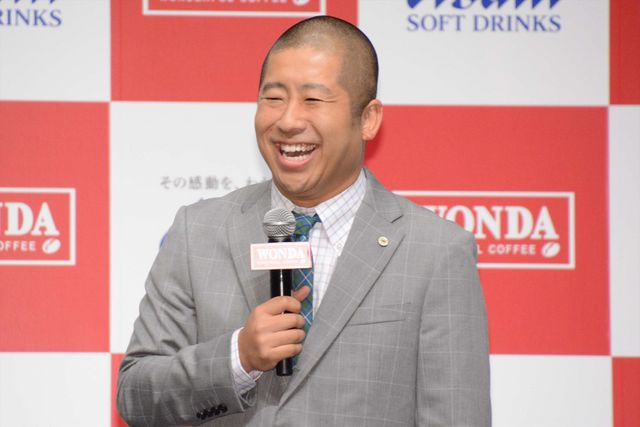 with Bの写真もいっぱい…金髪のブルゾンちえみにビックリ！「WONDA新CM発表会」（13枚目）