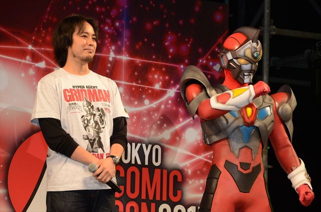 主人公・翔直人を演じた小尾昌也も登場！「SSSS.GRIDMAN」制作発表＆「電光超人グリッドマン」ブルーレイBOX発売記念トークステージ（8枚目）