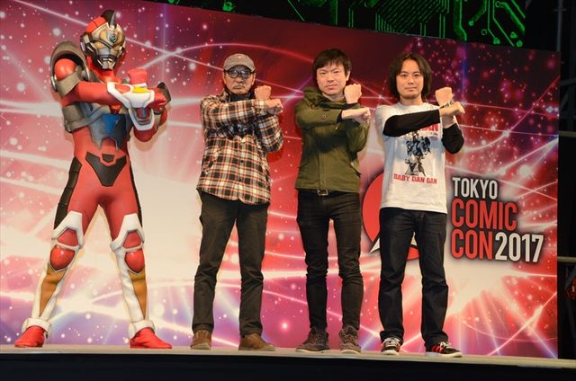 主人公・翔直人を演じた小尾昌也も登場！「SSSS.GRIDMAN」制作発表＆「電光超人グリッドマン」ブルーレイBOX発売記念トークステージ（15枚目）