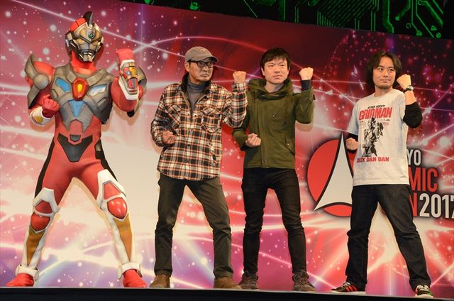 主人公・翔直人を演じた小尾昌也も登場！「SSSS.GRIDMAN」制作発表＆「電光超人グリッドマン」ブルーレイBOX発売記念トークステージ（16枚目）