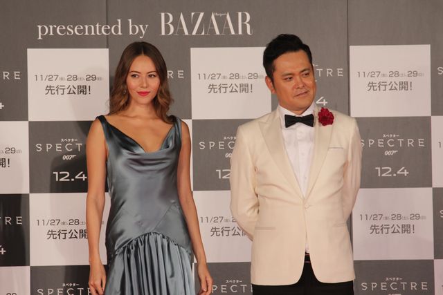 有田哲平、道端ジェシカをエスコート！『007』イベントフォトギャラリー（2枚目）