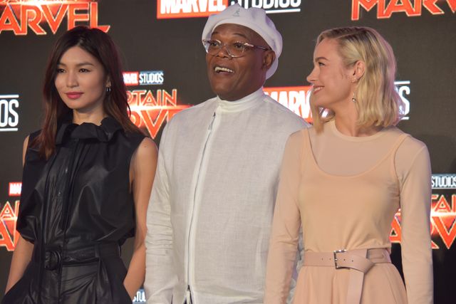 ブリー・ラーソン&サミュエル・L・ジャクソン仲良すぎ！『キャプテン・マーベル』記者会見（3枚目）