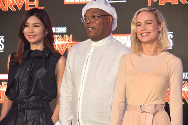 ブリー・ラーソン&サミュエル・L・ジャクソン仲良すぎ！『キャプテン・マーベル』記者会見（6枚目）