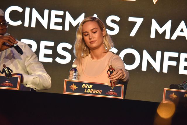 ブリー・ラーソン&サミュエル・L・ジャクソン仲良すぎ！『キャプテン・マーベル』記者会見（11枚目）